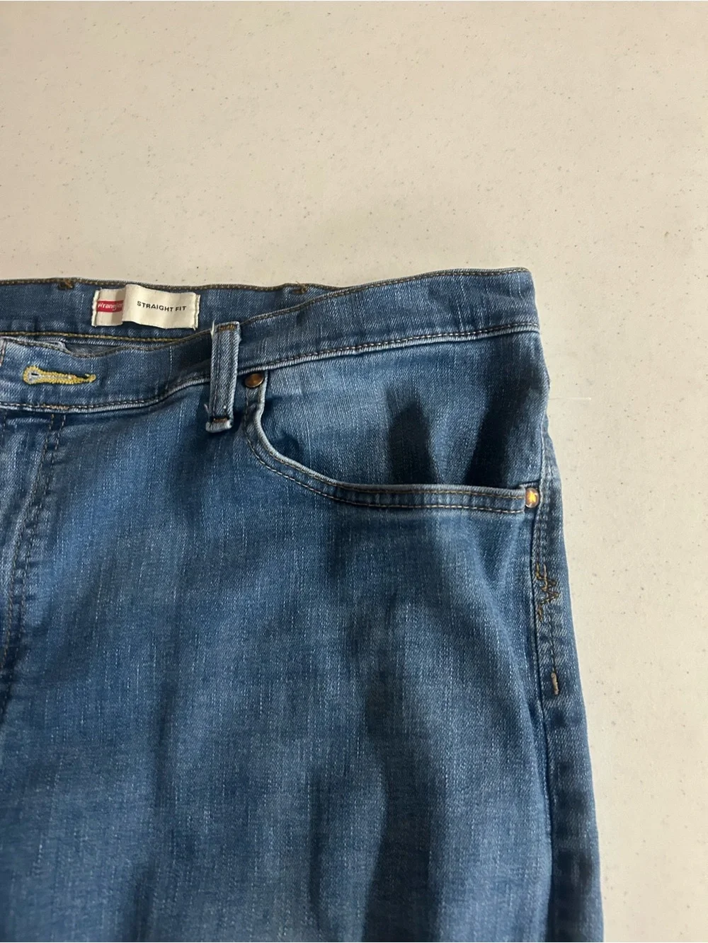 Wrangler 40x30 Men's Classic Straight-Leg Regular Fit Jeans - Blue